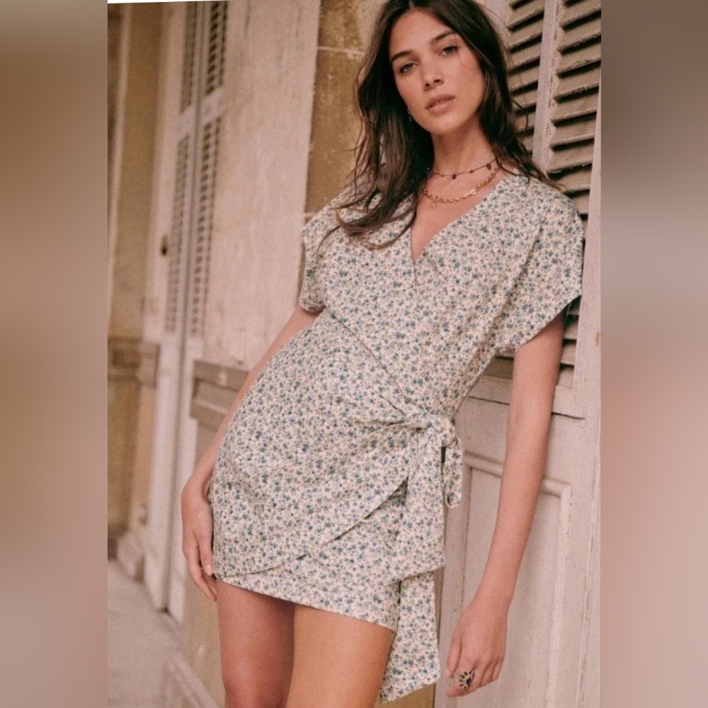 Sezane Samantha Parisian Summer Dress Size Medium